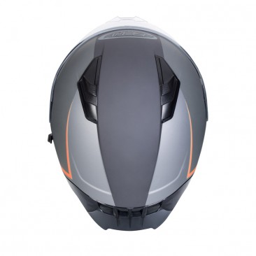 KASK OZONE INTEGRALNY SPRINT STRIPE MATTE BLACK/GREY/FLUO RED L