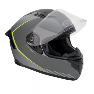 KASK OZONE INTEGRALNY SPRINT STRIPE MATTE BLACK/GREY/FLUO YELLOW M