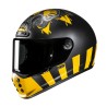 KASK MOTOCYKLOWY HJC V10 CRANIA YELLOW BLACK M