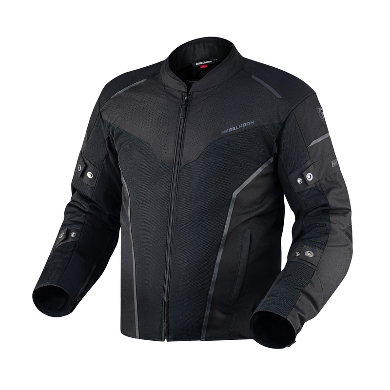KURTKA MOTOCYKLOWA TEKSTYLNA REBELHORN HIFLOW 4 BLACK XS